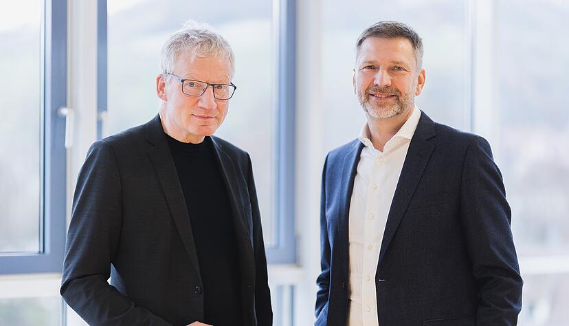 Der langjährige Bürkert-Chef Heribert Rohrbeck und sein Nachfolger Georg Stawowy, der ab April die Leitung des Ingelfinger Ventilherstellers übernimmt. Der langjährige Bürkert-Chef Heribert Rohrbeck und sein Nachfolger Georg Stawowy, der ab April die Leitung des Ingelfinger Ventilherstellers übernimmt.