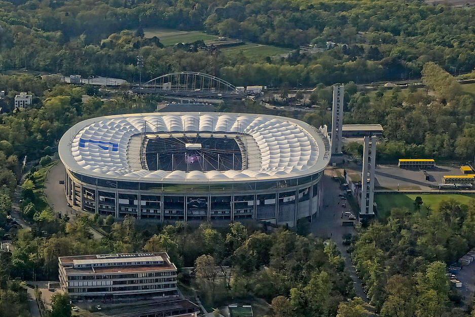 Spielort der EM 2024: Deutsche Bank Park in Frankfurt