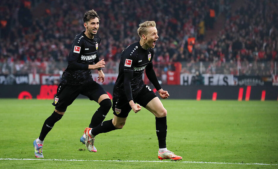 Und Chris Führich brachte den VfB Stuttgart mit 4:3 in Führung bei Union Berlin.