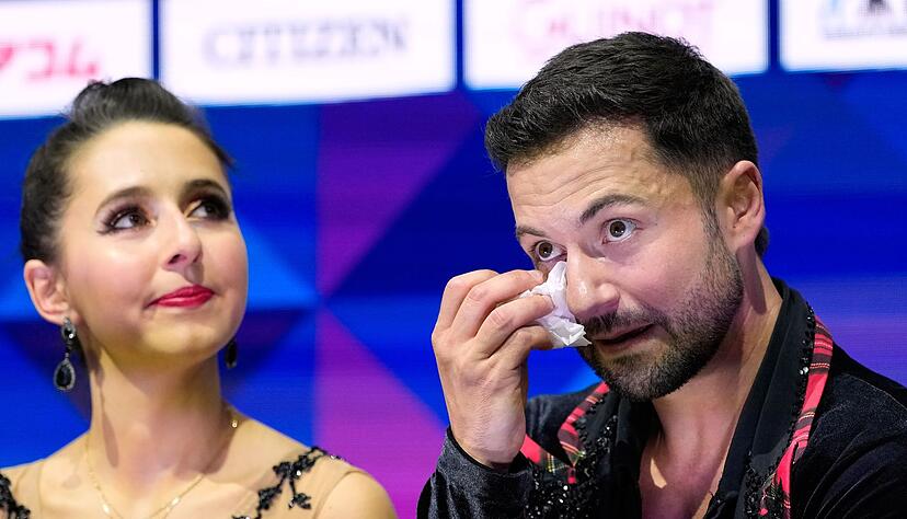 Lilah Fear (l) und Lewis Gibson mussten sich mit dem vierten Platz begn&uuml;gen.