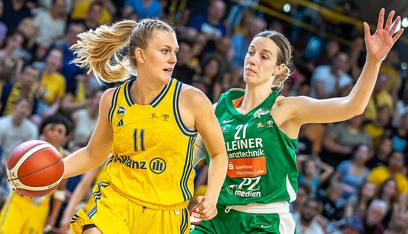 Die Berlinerinnen und Keltern trafen erstmals im Pokalfinale aufeinander. (Archivbild)