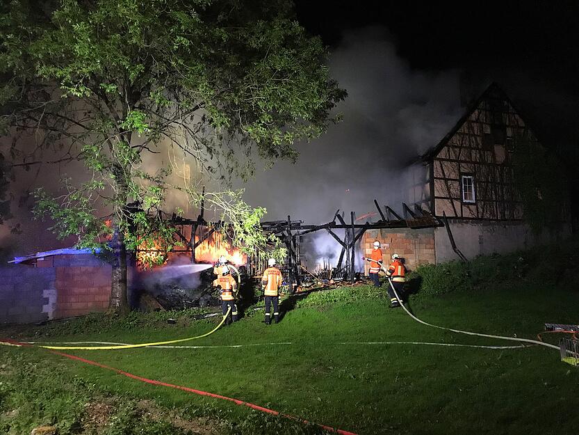 Brand in Gundelsheim