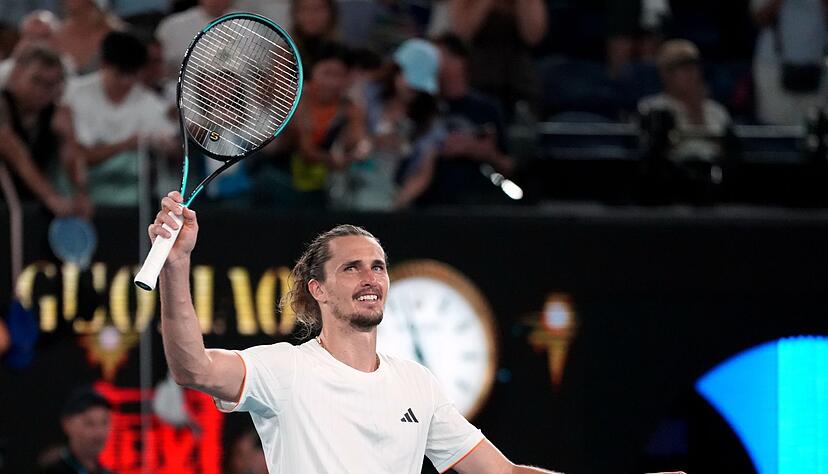 Alexander Zverev will auch nach seinem Halbfinale gegen Carlos Alcaraz jubeln.
