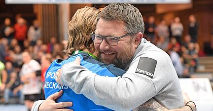 Nachdem Mart Aalderinks (links) Arbeit als Trainer in Neckarsulm beendet ist, übernimmt ab Sommer Thomas Zeitz (rechts) die Verantwortung.
Foto: Mario Berger