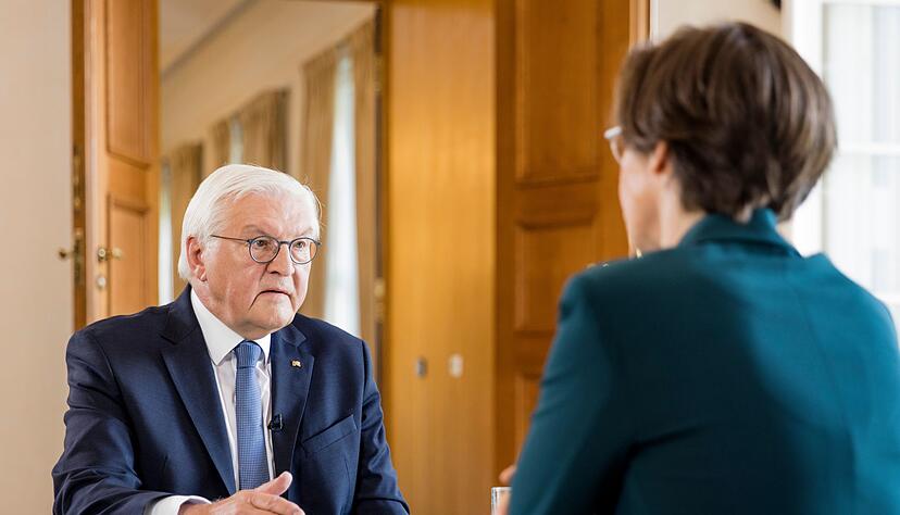 Bundespr&auml;sident Frank-Walter Steinmeier macht sich f&uuml;r eine Wehrpflicht in Deutschland stark.