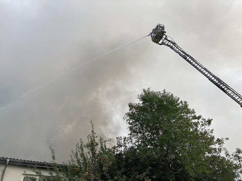 Brand Gewerbebetrieb Oberkessach Brand Gewerbebetrieb Oberkessach