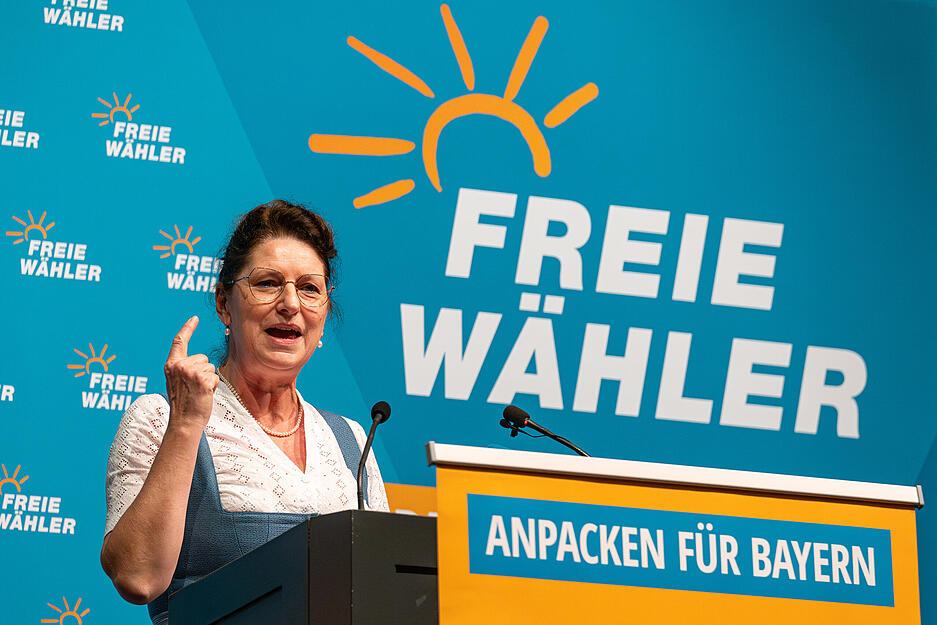 Christine Singer ist Spitzenkandidatin der Freien Wähler für die Europawahl.