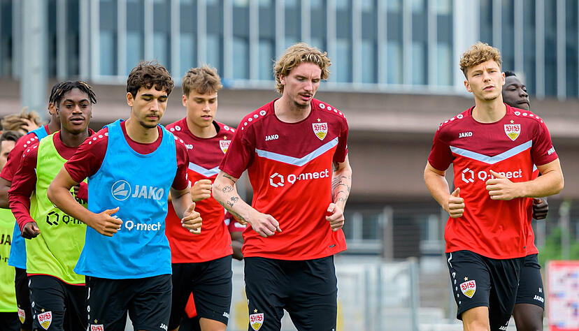 Die Zukunft von Q-nnect auf dem VfB-Trainings-Trikot und am Markt ist ungewiss. Die Zukunft von Q-nnect auf dem VfB-Trainings-Trikot und am Markt ist ungewiss.