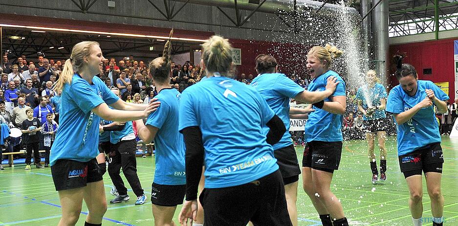 Der Aufstieg ist perfekt in Neckarsulm 09.04.