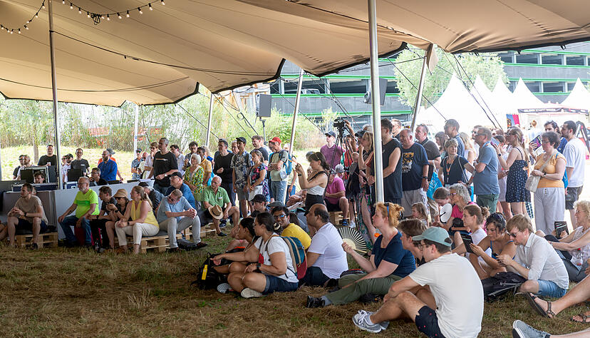 Das KI-Festival im Zukunftspark Wohlgelegen in Heilbronn ist beliebt.