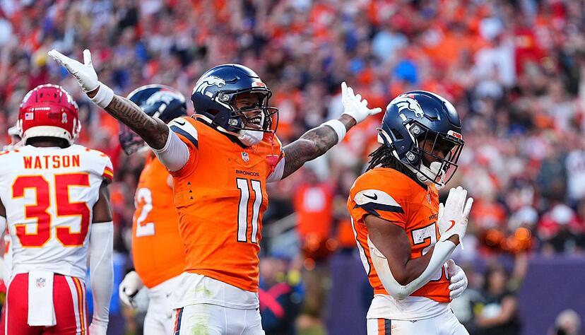 Die Kansas City Chiefs haben im Playoff-Kampf in Denver einen herben Rückschlag kassiert. Die Kansas City Chiefs haben im Playoff-Kampf in Denver einen herben Rückschlag kassiert.