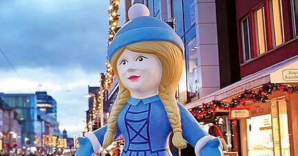 Woerner dekorierte auch den Heilbronner Weihnachtsmarkt.
Foto: Woerner