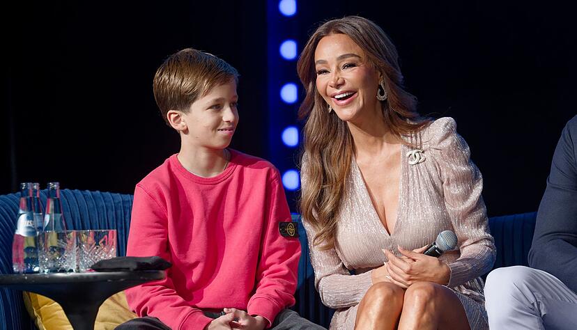 Verena Pooth telefoniert st&uuml;ndlich mit Sohn Rocco in Dubai. (Archivbild)