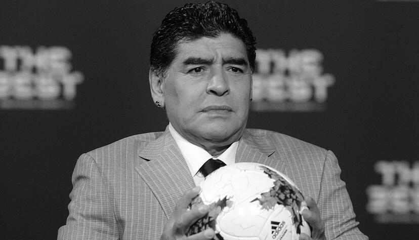 Fußball-Legende Diego Maradona starb am 25. November 2020 im Alter von 60 Jahren. (Archivbild) Fußball-Legende Diego Maradona starb am 25. November 2020 im Alter von 60 Jahren. (Archivbild)