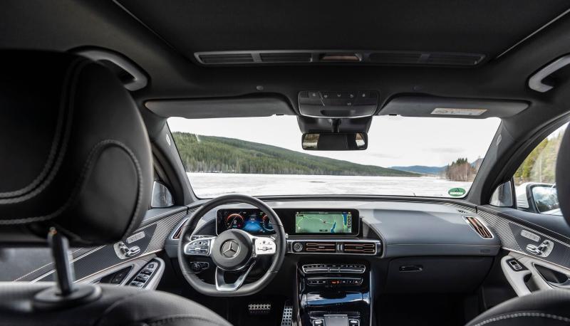Wie gewohnt setzt Mercedes auch beim EQC auf eine hochwertige Innenausstattung.