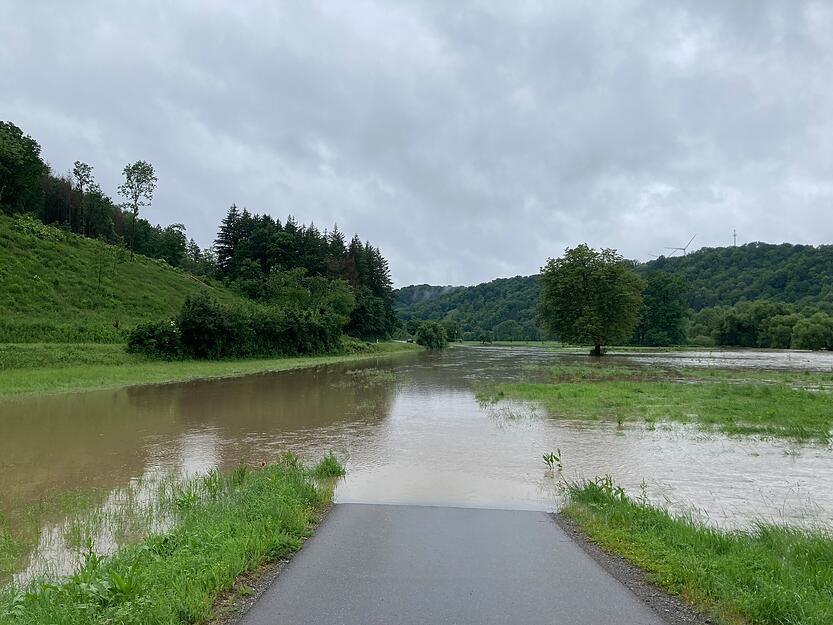 Überschwemmungen nach Dauerregen: Landkreis Heilbronn in Bildern Überschwemmungen nach Dauerregen: Landkreis Heilbronn in Bildern