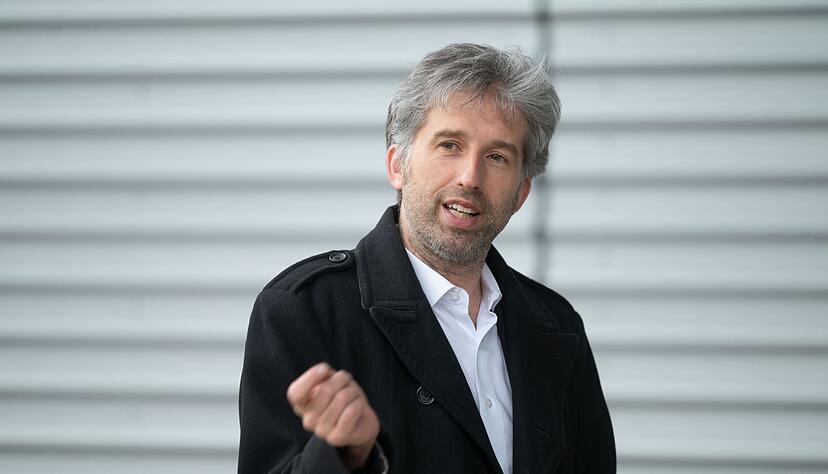 Boris Palmer, Oberb&uuml;rgermeister von T&uuml;bingen, nimmt an einem Pressetermin der Stadt teil.