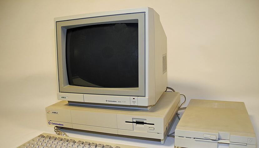 Der Commodore Amiga im Heinz Nixdorf MuseumsForum (HNF) in Paderborn.