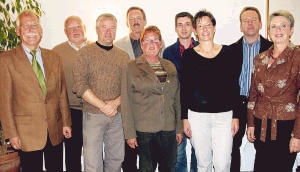 Der Vorstand des Handel- und Gewerbeverein Bd Friedrichshall wurde f&uuml;r die kommenden zwei Jahre gew&auml;hlt.Foto: Edgar Herterich