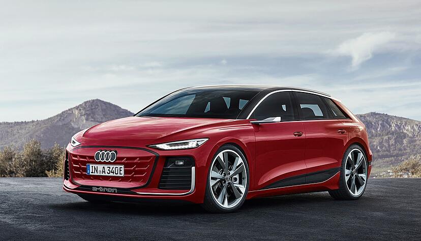 Für die zweite Hälfte des Jahrzehnts plant Audi ein vollelektrisches Einstiegsmodell in der Größe des heutigen A3. So stellt sich der Grafiker den Wagen vor.