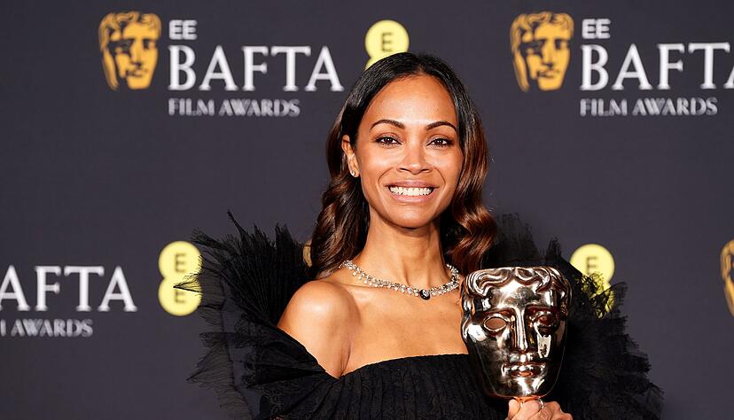 Zoe Zaldana wurde f&uuml;r &laquo;Emilia Perez&raquo; als Beste Nebendarstellerin ausgezeichnet.