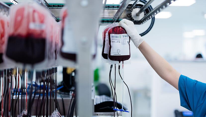 Im Sommer spenden laut DRK deutlich weniger Menschen Blut. (Archivbild)