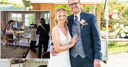 Bei der Hochzeit von Robert und Marina war Christine Koppe als Stylistin im Hotel Meiser in Fichtenau aktiv.