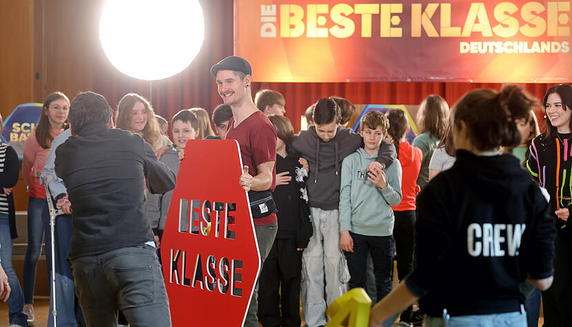 Beste Klasse Deutschlands, Filmdreh im Theodor-Heuss-Gymnasium Heilbronn Beste Klasse Deutschlands, Filmdreh im Theodor-Heuss-Gymnasium Heilbronn