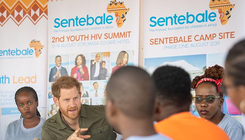 Prinz Harry gr&uuml;ndete die Aidswaisenhilfe Sentebale in Andenken an seine verstorbene Mutter Prinzessin Diana. (Archivbild)
