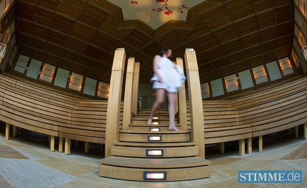 Weltgrößte Sauna in Badewelt Sinsheim