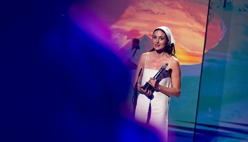 Renate Reinsve bedankte sich emotional bei ihren eigenen Geschwistern.