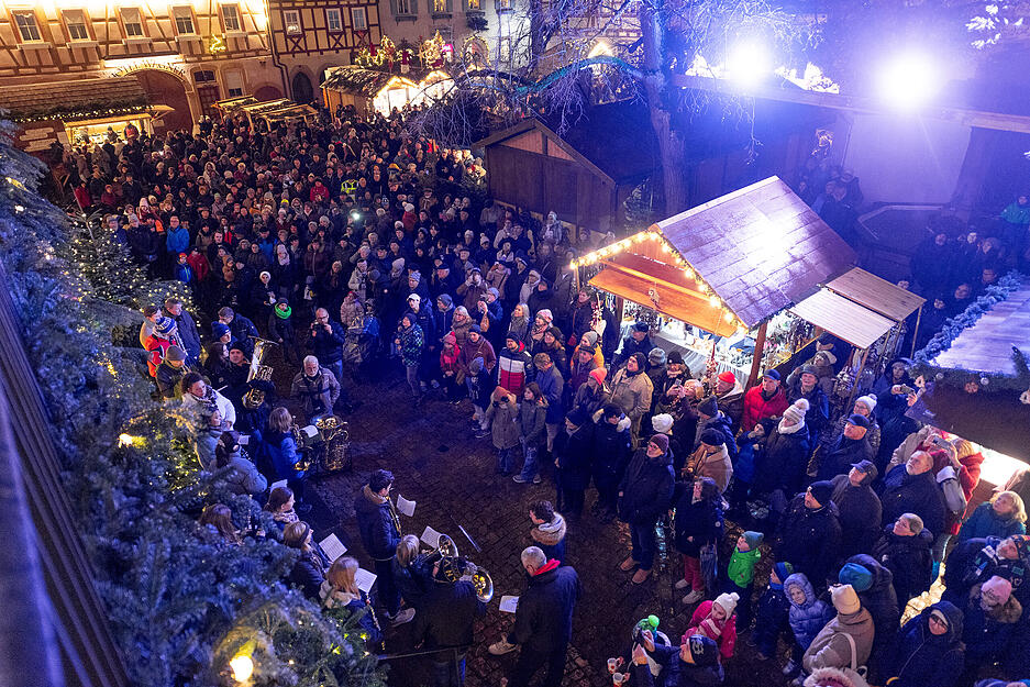 Eröffnung des Altdeutschen Weihnachtsmarktes in Bad Wimpfen