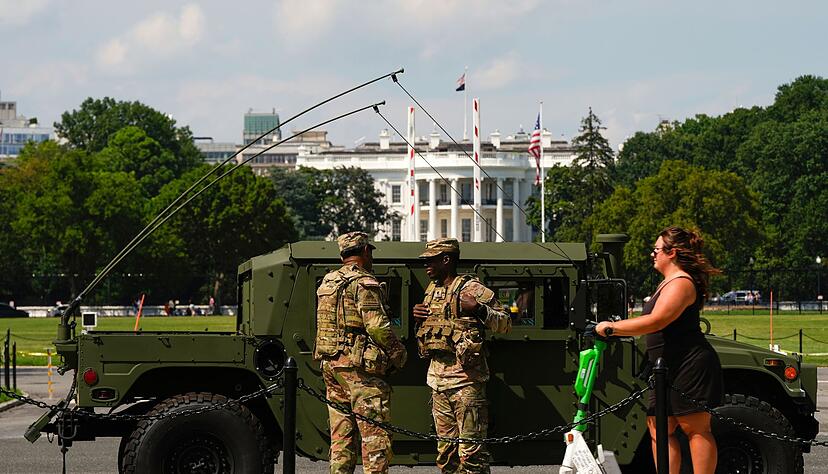 Trump begr&uuml;ndet den Truppeneinsatz mit angeblich ausufernder Kriminalit&auml;t - die Statistiken geben das indes nicht her.