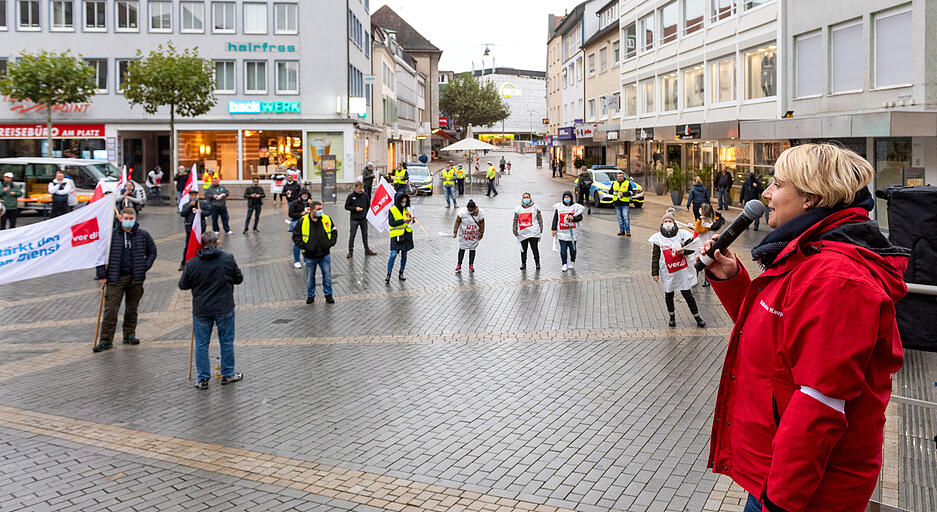 Verdi-Warnstreik in Heilbronn