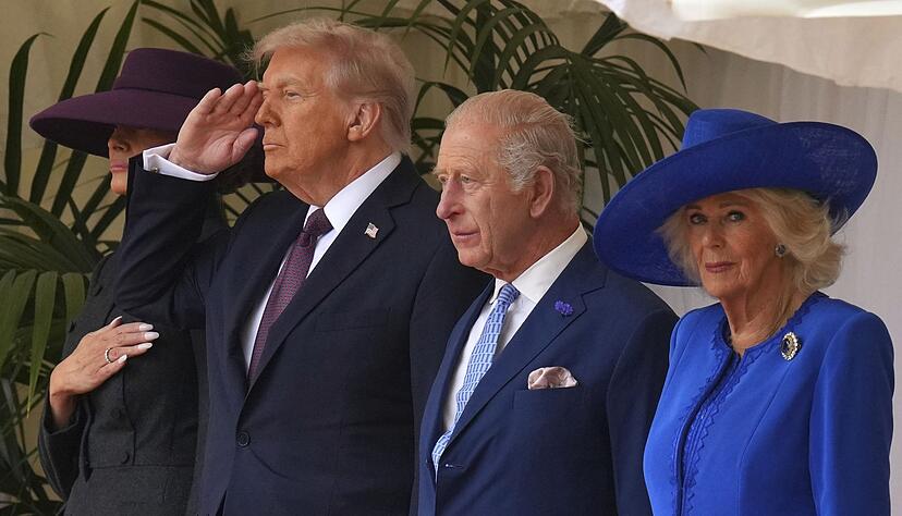 Trump und der König: Der US-Präsident bezeichnet Charles als Freund. Trump und der König: Der US-Präsident bezeichnet Charles als Freund.
