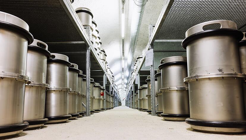 Seit 50 Jahren werden im Archivbunker Mikrofilme eingelagert. Seit 50 Jahren werden im Archivbunker Mikrofilme eingelagert.