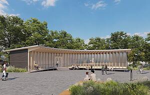 Das neue Gebäude wird im April eröffnet. Illustration: Experimenta Heilbronn