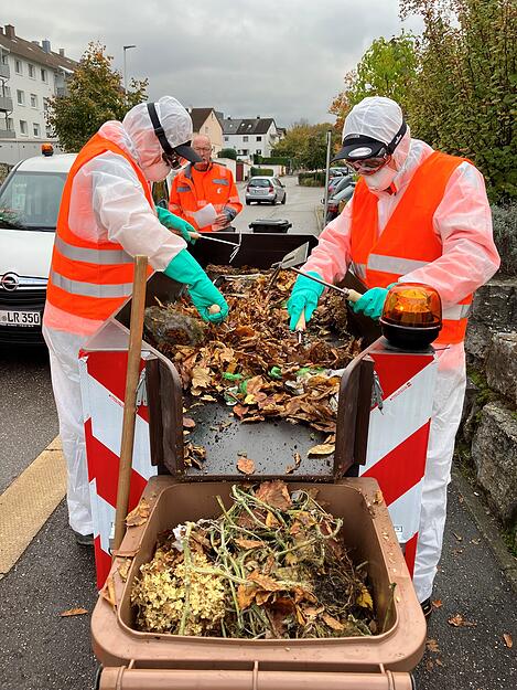 Noch mehr Druck auf Müllsünder in Hohenlohe: Biotonnen werden zur Kontrolle ausgekippt und Inhalte seziert