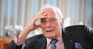 Unternehmer Reinhold W&uuml;rth pr&auml;gt bis heute die Unternehmenskultur in der W&uuml;rth-Gruppe.