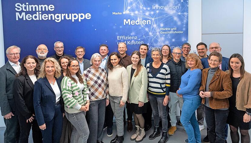 Zur ersten Aussch&uuml;ttung kommen traditionell die Vertreterinnen und Vertreter regionaler Sozialorganisationen in die Redaktion.