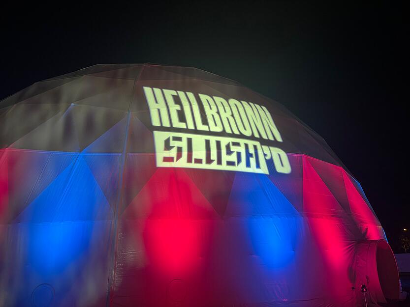 Hingucker der Slush'D in Heilbronn: der Dome.