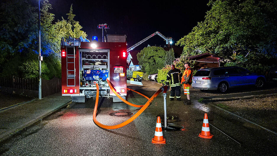 Blitz schlägt in Wüstenrot ein Blitz schlägt in Wüstenrot ein