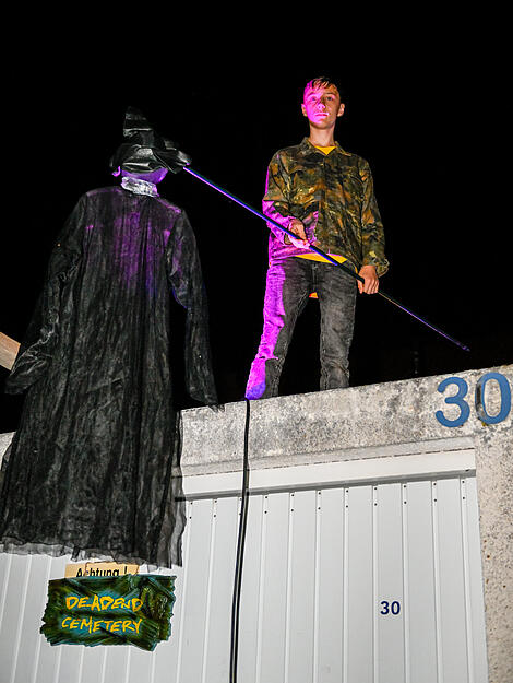 Halloween-Haus in Kirchhausen