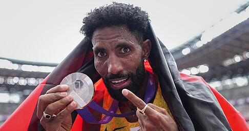 Amanal Petros holte WM-Silber im Marathon.