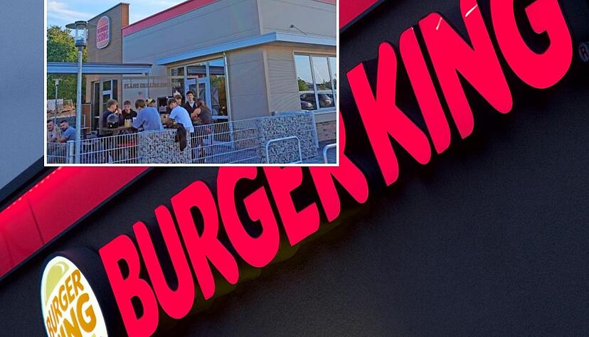 Das neue Burger King-Restaurant im Ellhofener Gewerbegebiet Am Autobahnkreuz.