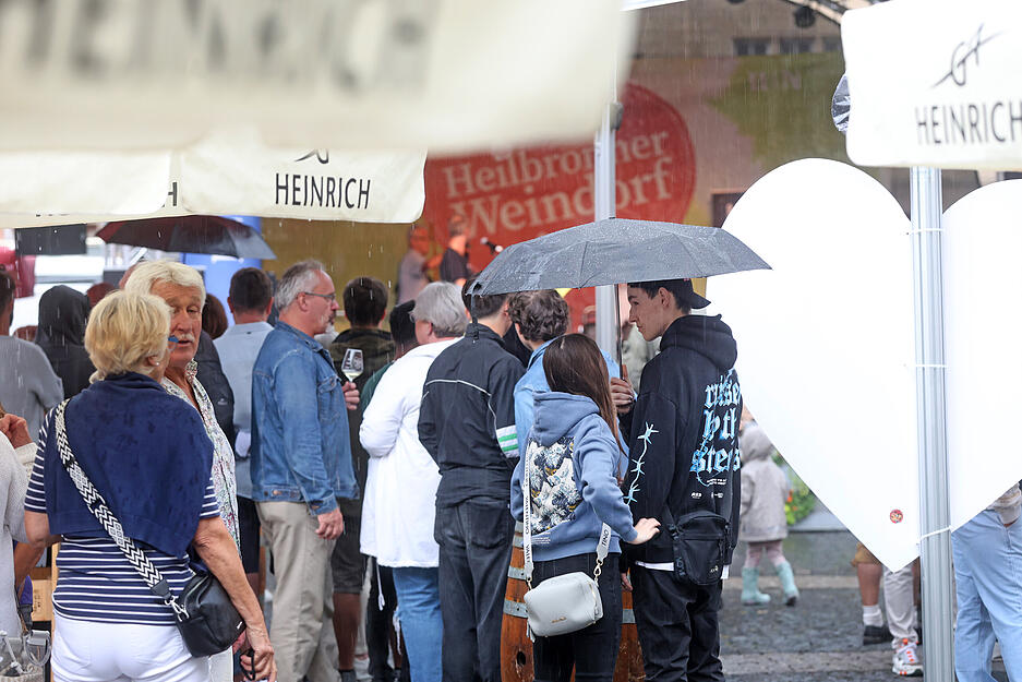 Viel Regen am Weindorf-Sonntag.