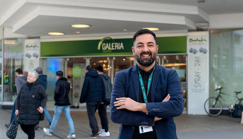 Özgür Sarigül ist seit 1. März Geschäftsführer der Heilbronner Galeria-Filiale.