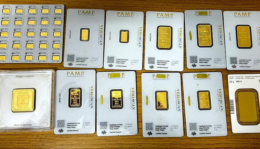 Z&ouml;llner entdecken 147 Gramm Gold im Wert von knapp 18.000 Euro.