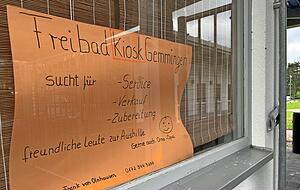 Unterstützung sucht Frank von Olnhausen für Service, Verkauf und Zubereitung von Speisen. Die Arbeit sei auch für Ferienjobber interessant, sagt er.