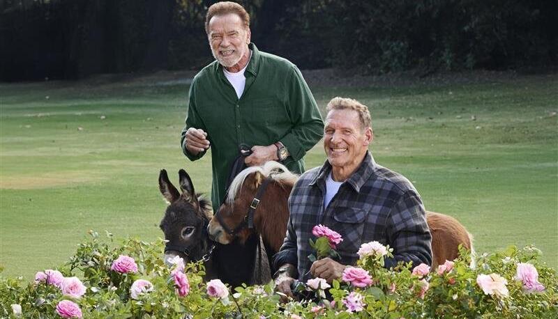 Die Hollywood-Stars Arnold Schwarzenegger und Ralf Moeller sind die Testimonials für die neue Werbekampagne der Lidl-Eigenmarke Parkside.